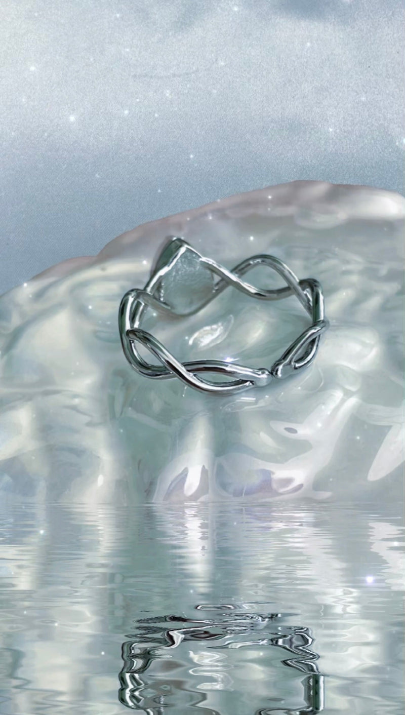 bague diadème ajustable
