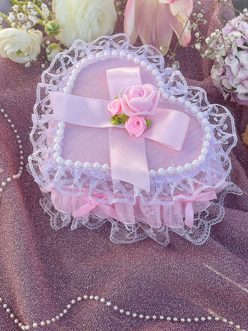Boîte à secret décorée à la main style mignon/coquette