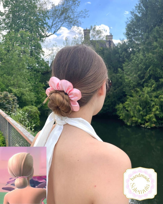 Chouchou scrunchie fleur elina